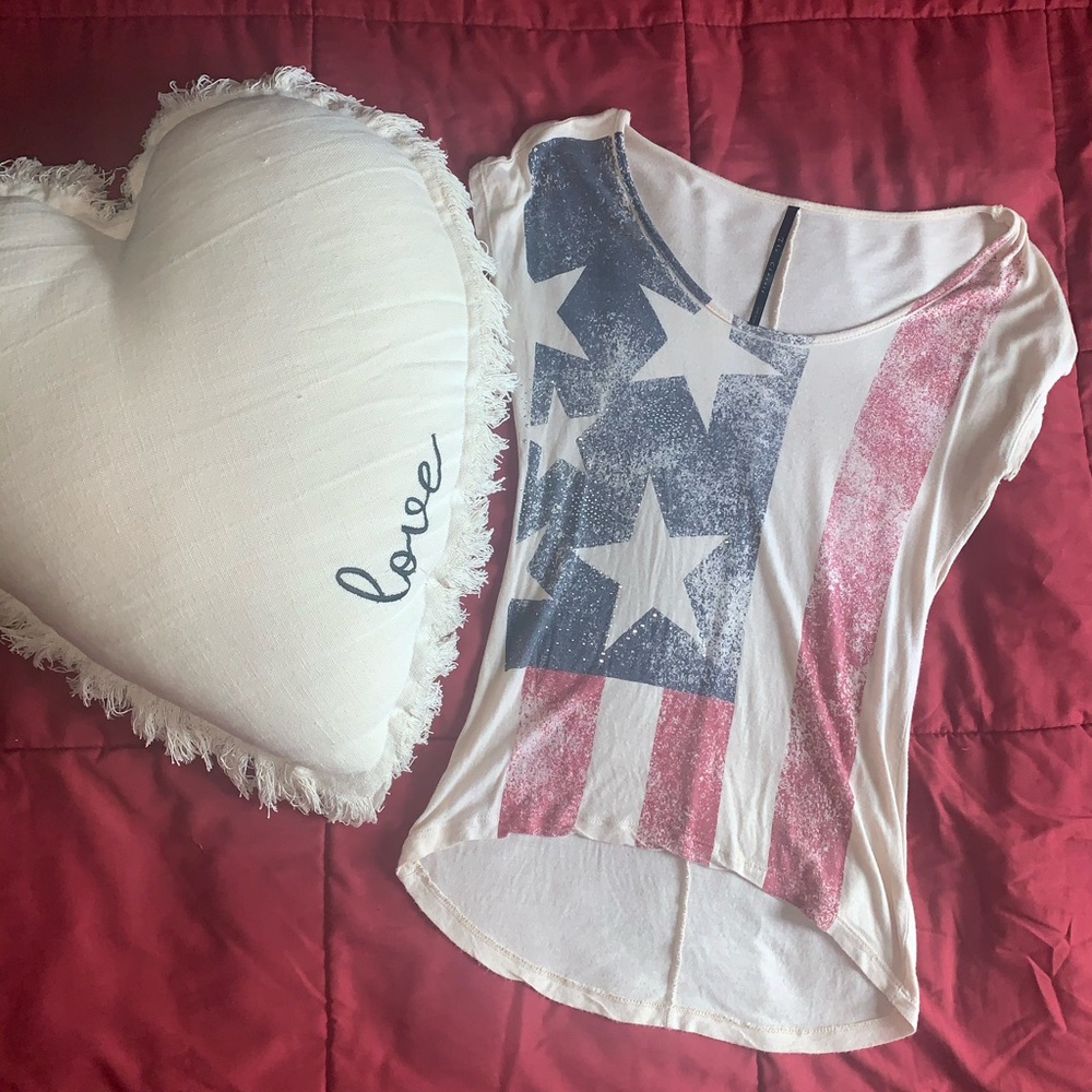 ❤️🤍💙❤️🤍💙 Star & stripes top